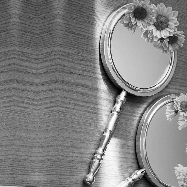 آینه آرایشی دستهدار مدل mirror3639 - تصویر 4