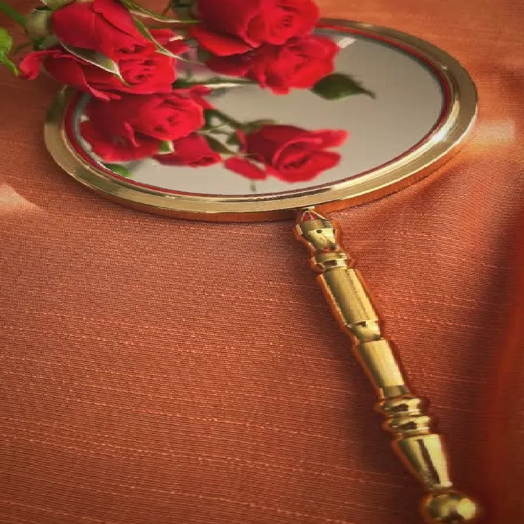آینه آرایشی دستهدار مدل mirror3639 - تصویر 5