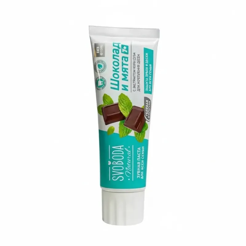خمیر دندان اسوابودا مدل Chocolatet با طعم نعنا حجم 98 میلی لیتر