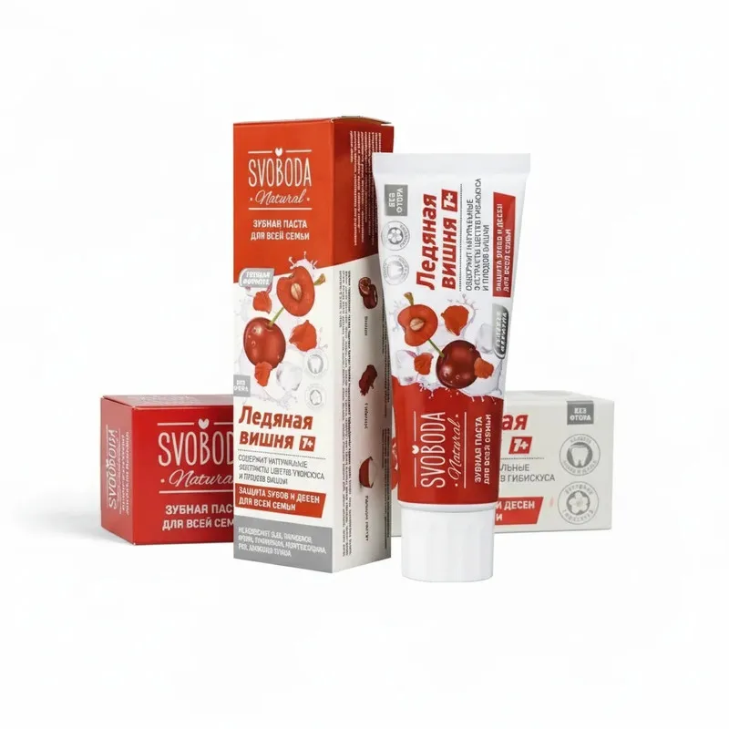 خمیر دندان اسوابودا مدل Ice-red berries با طعم گیلاس حجم 98 میلی لیتر - تصویر 4