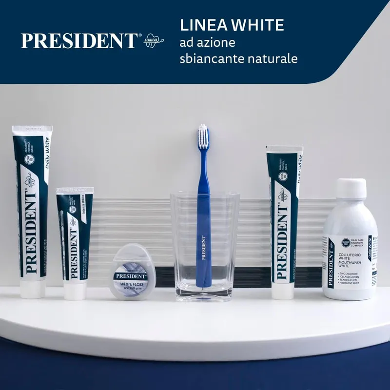 مسواک پرزیدنت مدل WHITENING با برس متوسط - تصویر 2