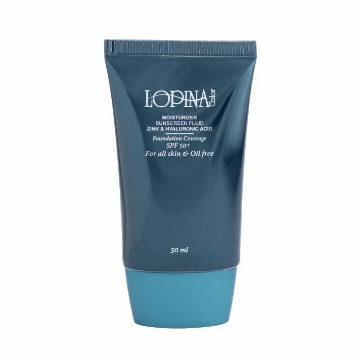 فلوئید ضد آفتاب رنگی صورت لوپینا کالر SPF 50 مدل strong coverage ‌محافظ UVA ،UVB و PA+++ مناسب برای انواع پوست‌ حجم 50 میلی‌لیتر - تصویر 3