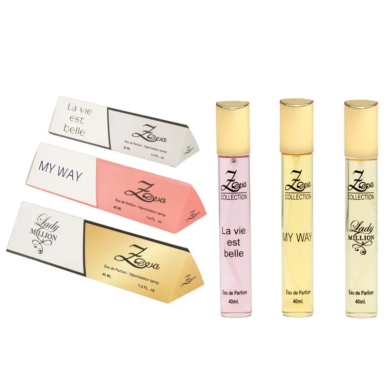 عطر جیبی زوا مدل لیدی میلیون مای وی لاویه است بله با رایحه گرم حجم 40 میلیلیتر مجموعه 3 عددی - تصویر 4