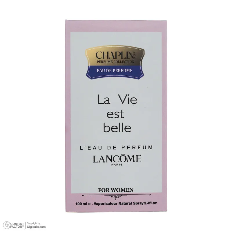 ادوپرفیوم زنانه چاپلین استار مدل La Vie Est Belle با رایحه گرم حجم 100 میلیلیتر - تصویر 3
