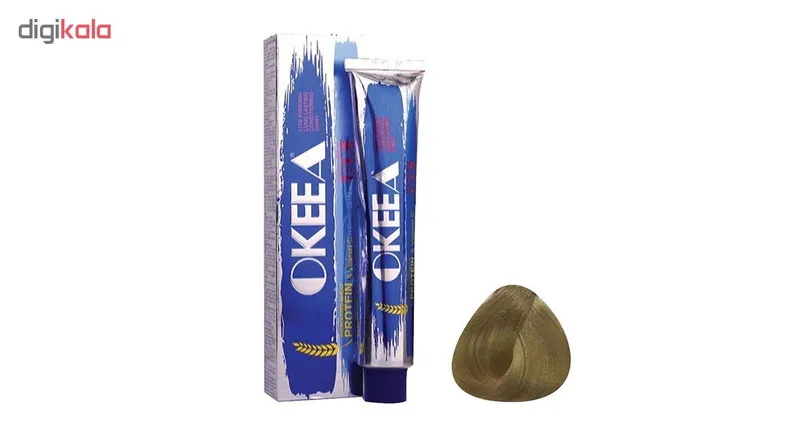 رنگ مو اکیا سری Golden شماره 9.5 حجم 100 میلی لیتر رنگ بلوند طلایی بسیار روشن - تصویر 2