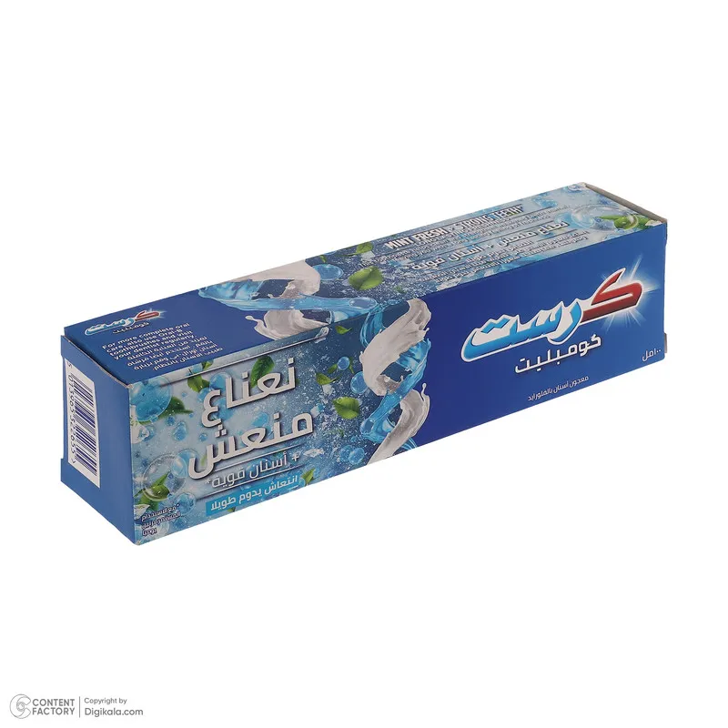 خمیر دندان کاهش دهنده جرم کرست مدل MINT FRESH حجم 100 میلیلیتر - تصویر 3