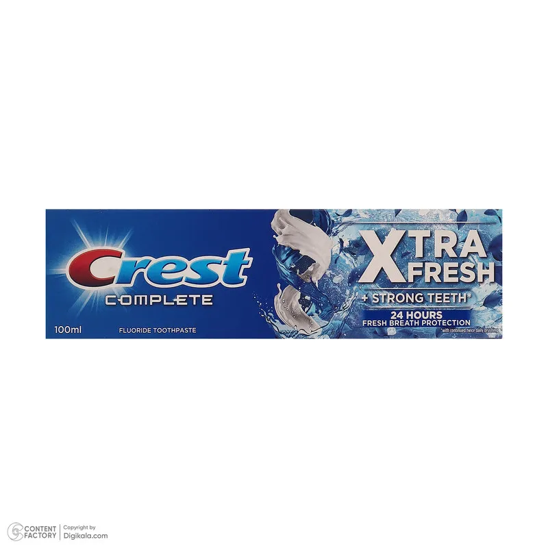 خمیر دندان کاهش دهنده پلاک دندان کرست مدل XTRA FRESH حجم 100 میلیلیتر - تصویر 4