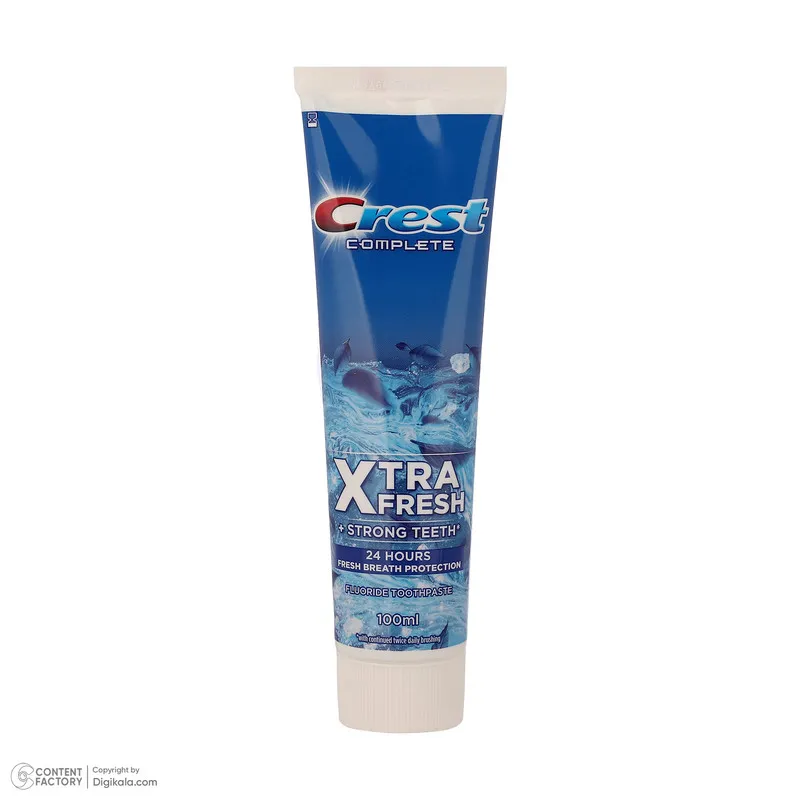 خمیر دندان کاهش دهنده پلاک دندان کرست مدل XTRA FRESH حجم 100 میلیلیتر - تصویر 5