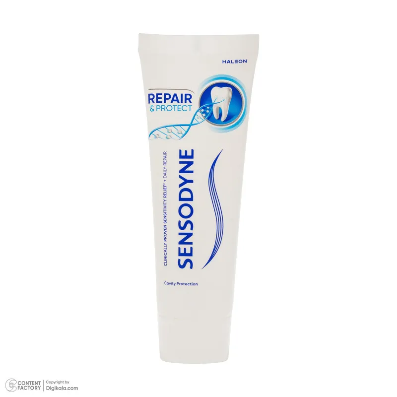 خمیر دندان کاهش دهنده پلاک دندان سنسوداین مدل REPAIR & PROTECT وزن 100 گرم - تصویر 3