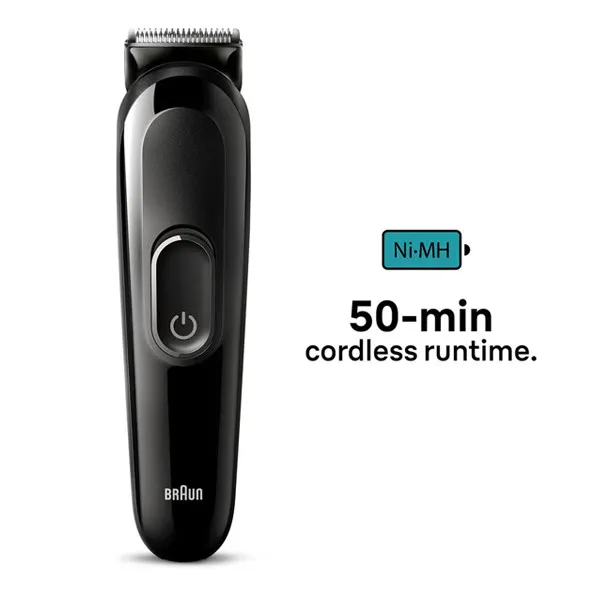 ماشین اصلاح موی سر و صورت شارژی براون مدل SK3400 - تصویر 2