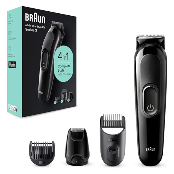 ماشین اصلاح موی سر و صورت شارژی براون مدل SK3400 - تصویر 6