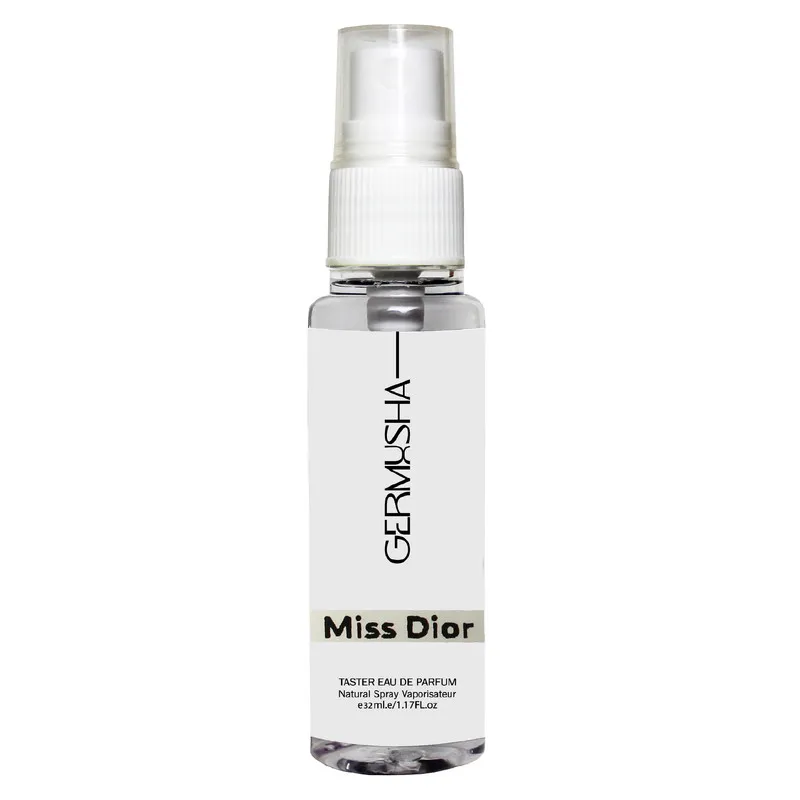 عطر جیبی زنانه گرموشا مدل میس دیور با رایحه شیرین حجم 32 میلیلیتر