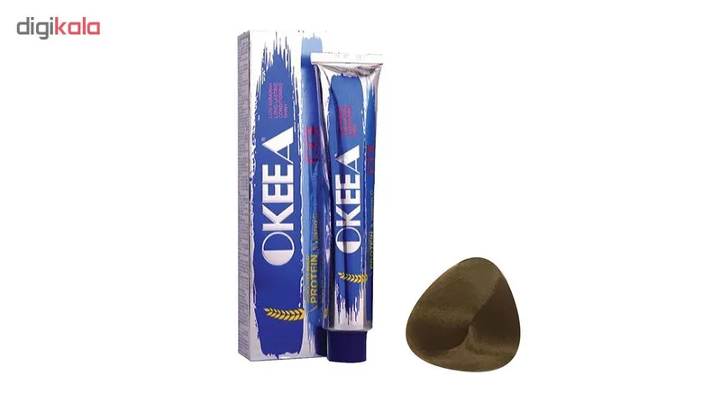 رنگ مو اکیا سری Tobaco warm شماره 8.34 حجم 100 میلی لیتر رنگ بلوند تنباکویی روشن - تصویر 2