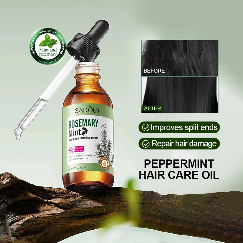 روغن تقویت کننده مو سادور مدل رزماری نعناع مناسب برای انواع مو حجم 55 میلی لیتر - تصویر 2