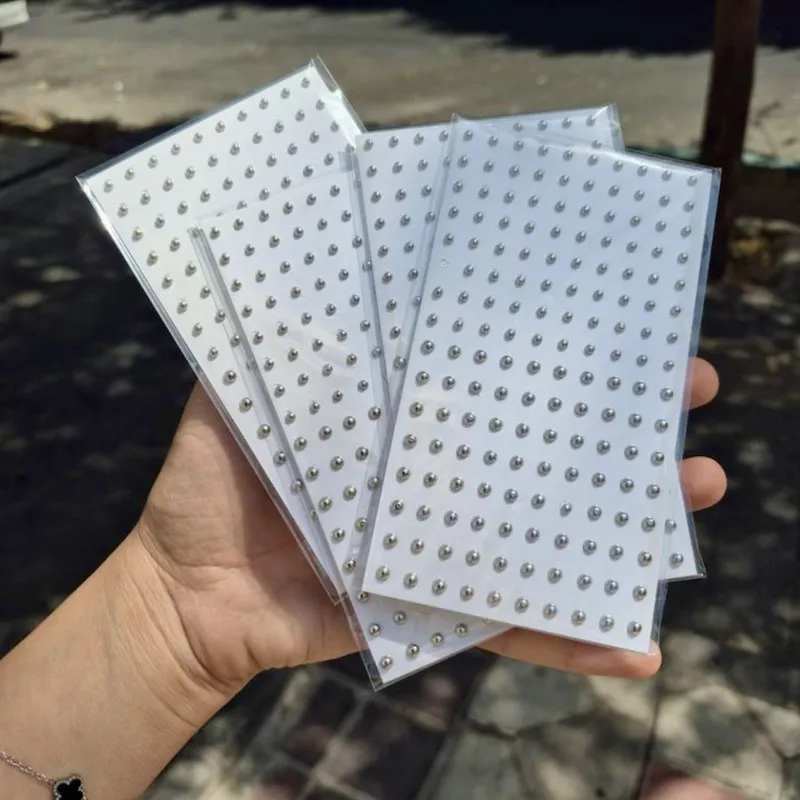 نگین صورت مدل پیرسینگ فیک چسبی بسته 160 عددی - تصویر 6