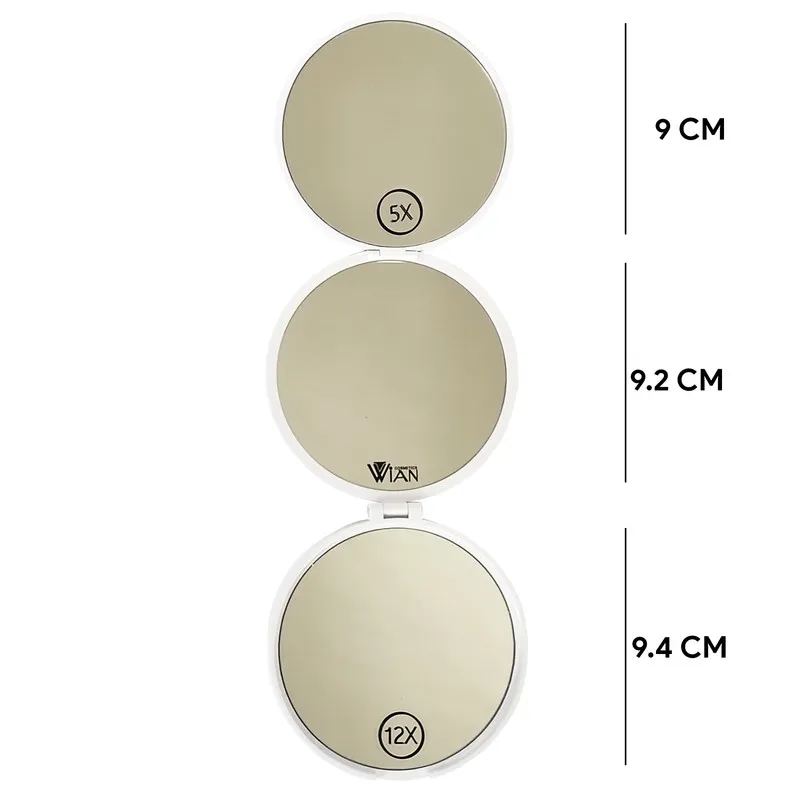 آینه آرایشی تاشو جیبی ویان کد M133 - تصویر 6