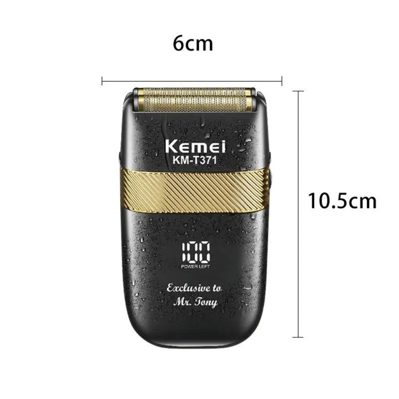 ماشین اصلاح موی صورت شارژی کیمی مدل KM-T371 - تصویر 3