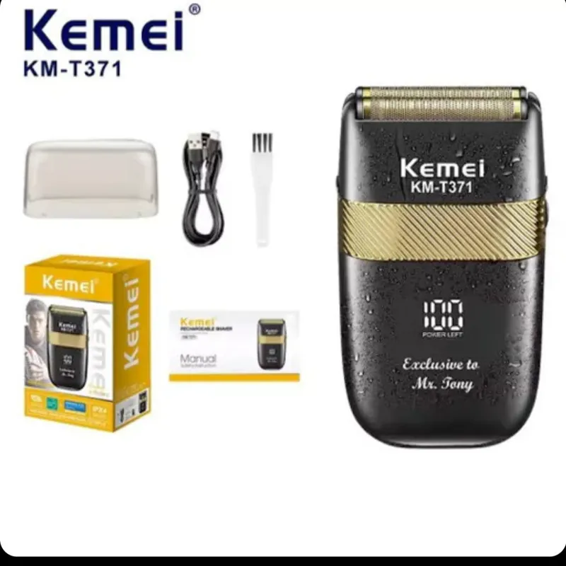 ماشین اصلاح موی صورت شارژی کیمی مدل KM-T371 - تصویر 4