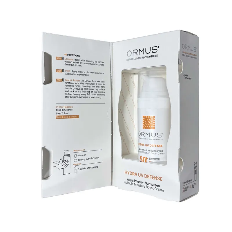 کرم ضد آفتاب بدون رنگ اورموس +SPF 50 مدل Hydra UV Defense محافظ UVA ،UVB و PA++++ ، مناسب برای پوست خشک و حساس حجم 50 میلیلیتر - تصویر 2