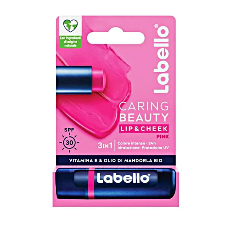 بالم لب لابلو مدل caring beauty pink 3 in 1 - تصویر 2