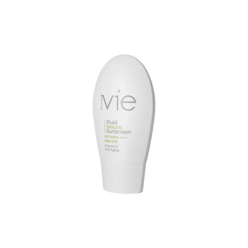 فلوئید ضدفلوئید ضد آفتاب بی‌رنگ صورت وی إتقه إِن وی SPF 50 مدل Vie 103 Fluid Natural Sunscreen ‌مناسب برای انواع پوست حجم 50 میلی‌لیتر - تصویر 2