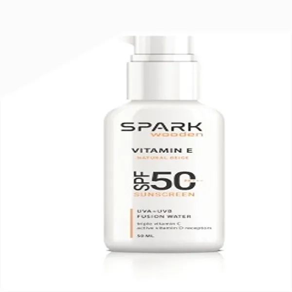 کرم ضد افتاب رنگی صورت و بدن اسپارک SPF50 مدل فیوژن محافظ UVB/UVA مناسب برای انواع پوست حجم 50 میلی لیتر - تصویر 4