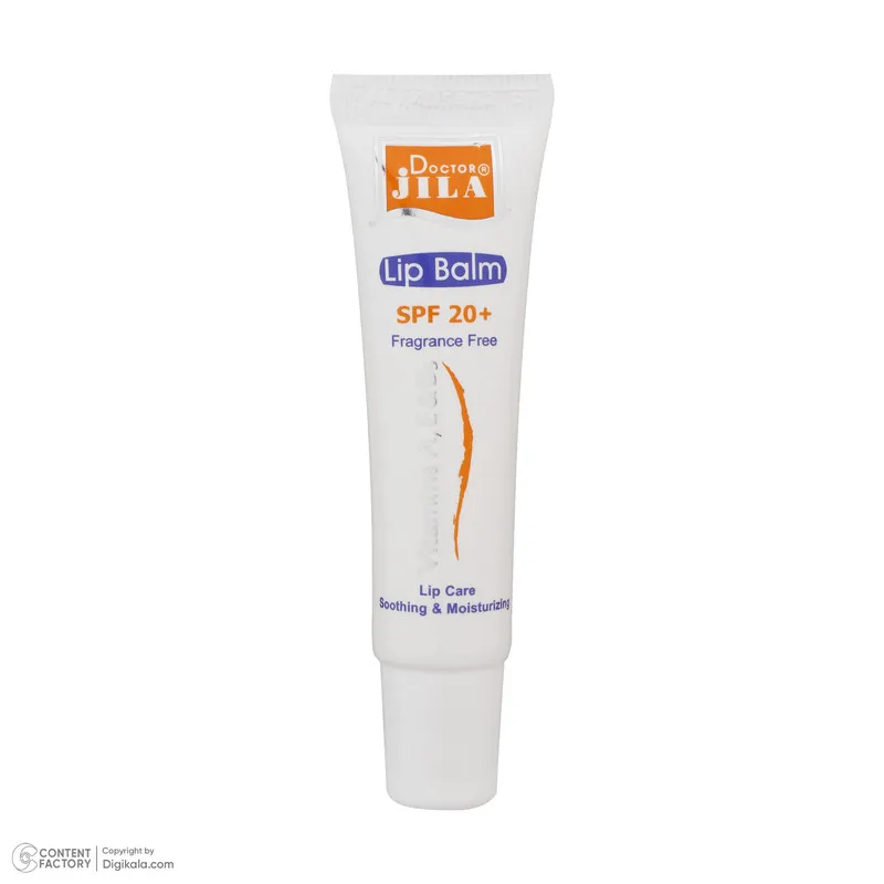 بالم لب نرمکننده و مرطوبکننده دکتر ژیلا مدل w01 با SPF 20، حاوی ویتامین A و E، روغن آووکادو و جوجوبا، محافظت در برابر اشعه UV و بدون الکل، وزن 12 گرم، مناسب رفع ترک لب - تصویر 3