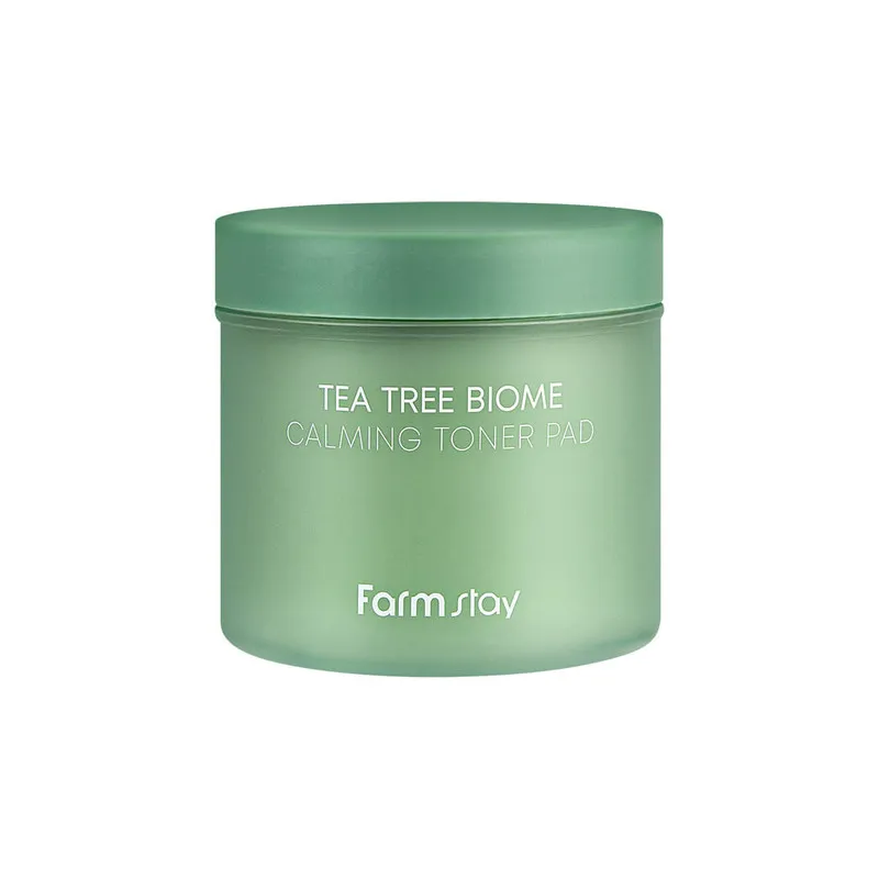 پد تونر پاککننده صورت فارم استی مدل tea tree مناسب انواع پوست حجم 70 میلیلیتر بسته 70 عددی