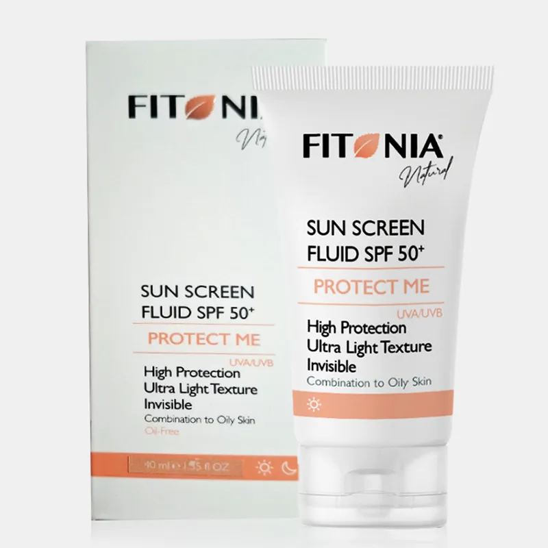 فلوئید ضد آفتاب بی رنگ فیتونیا spf 50 مدل protect me محافظ UVA ، UVB مناسب پوست چرب و مختلط حجم 40 میلی لیتر - تصویر 2