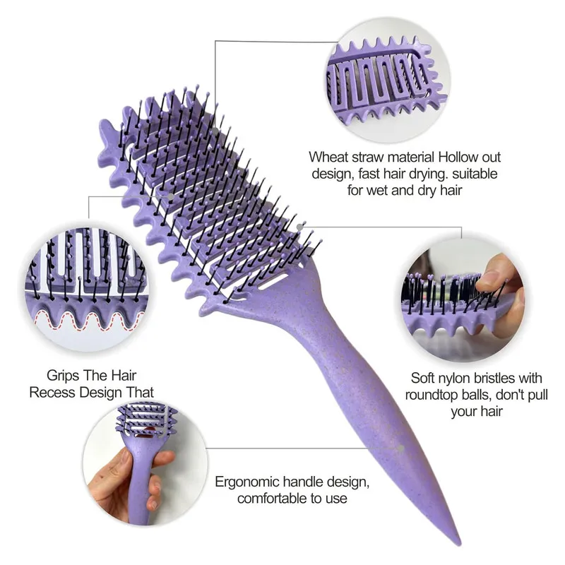 برس مو گره باز کن دکتر مورنینگ مدل curler define styling - تصویر 6