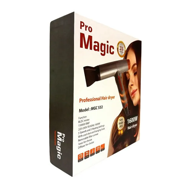 سشوار حرفه ای 1600 وات پرومجیک مدل MGC_532 - تصویر 3