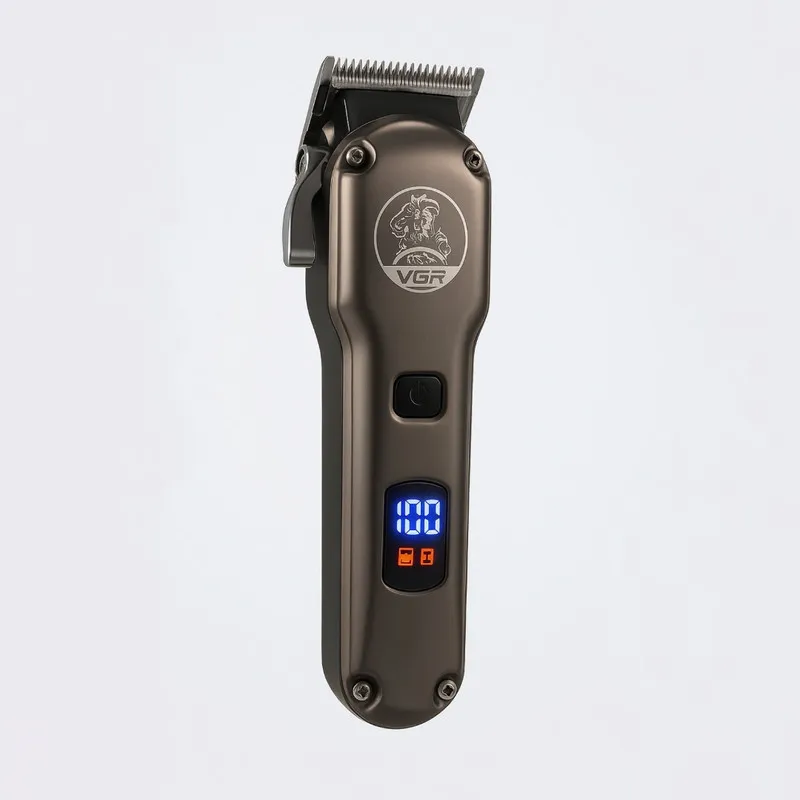 ماشین اصلاح موی سر و صورت شارژی وی جی ار مدل V-675 S3 مجموعه ۳ عددی - تصویر 4