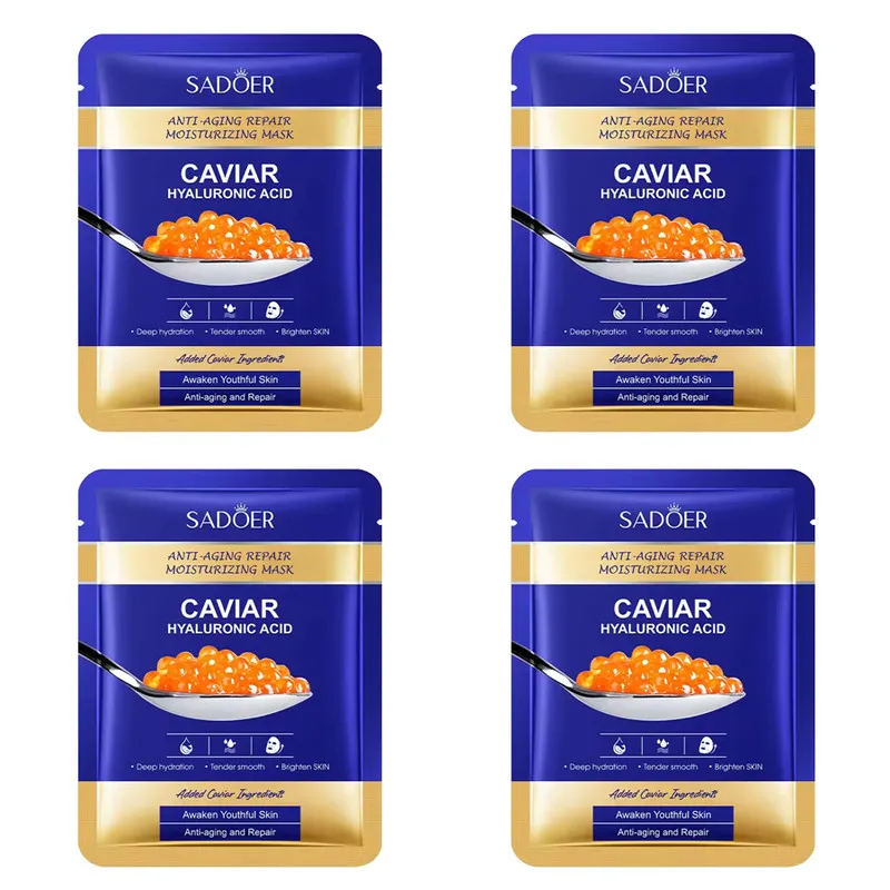 ماسک صورت سادور مدل خاویار مناسب برای انواع پوست وزن 25 گرم بسته 4 عددی - تصویر 2