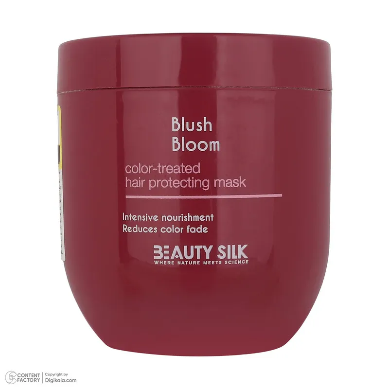 ماسک تثبیت کننده رنگ مو بیوتی سیلک مدل Blush Bloom مناسب برای موهای رنگ شده حجم 407 میلی لیتر - تصویر 4