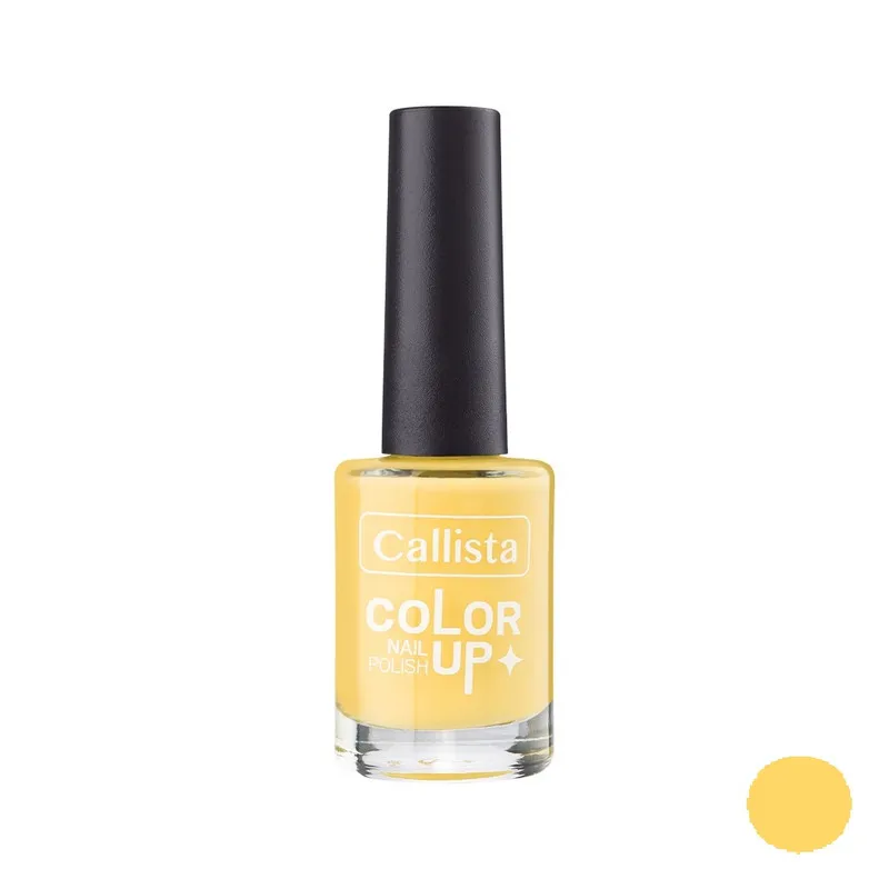 لاک براق ناخن کالیستا مدل Color UP شماره 124 رنگ زرد