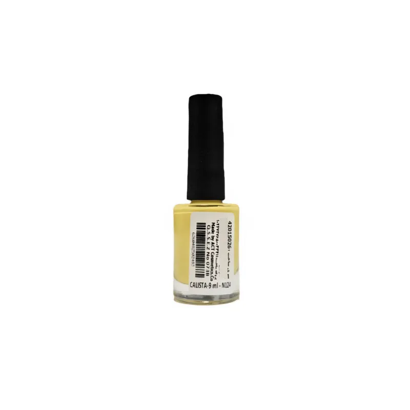 لاک براق ناخن کالیستا مدل Color UP شماره 124 رنگ زرد - تصویر 2