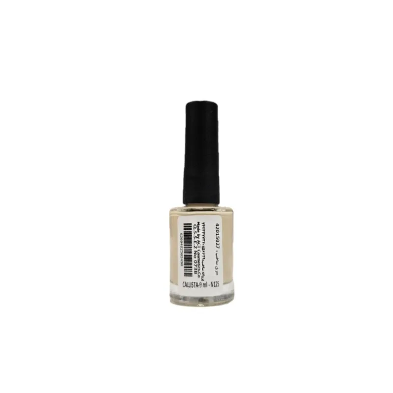 لاک براق ناخن کالیستا مدل Color UP شماره 125 رنگ کرمی - تصویر 2
