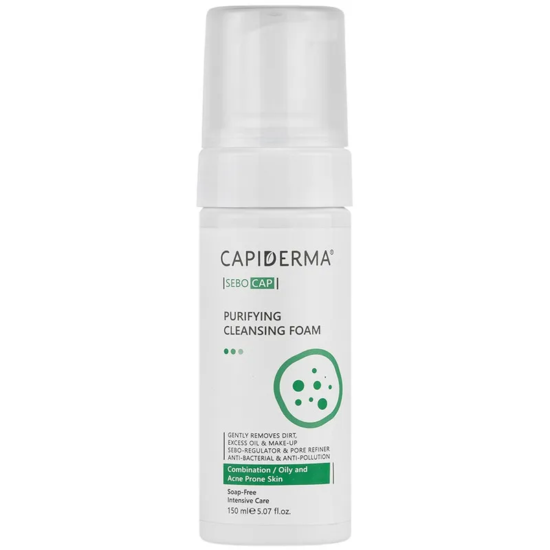 فوم شستوشوی صورت کپیدرما مدل sebocap مناسب برای پوست چرب حجم 150 میلی لیتر - تصویر 2