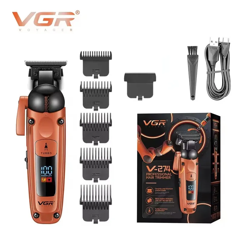 ماشین اصلاح موی سر و صورت شارژی وی جی ار مدل V-274 - تصویر 2