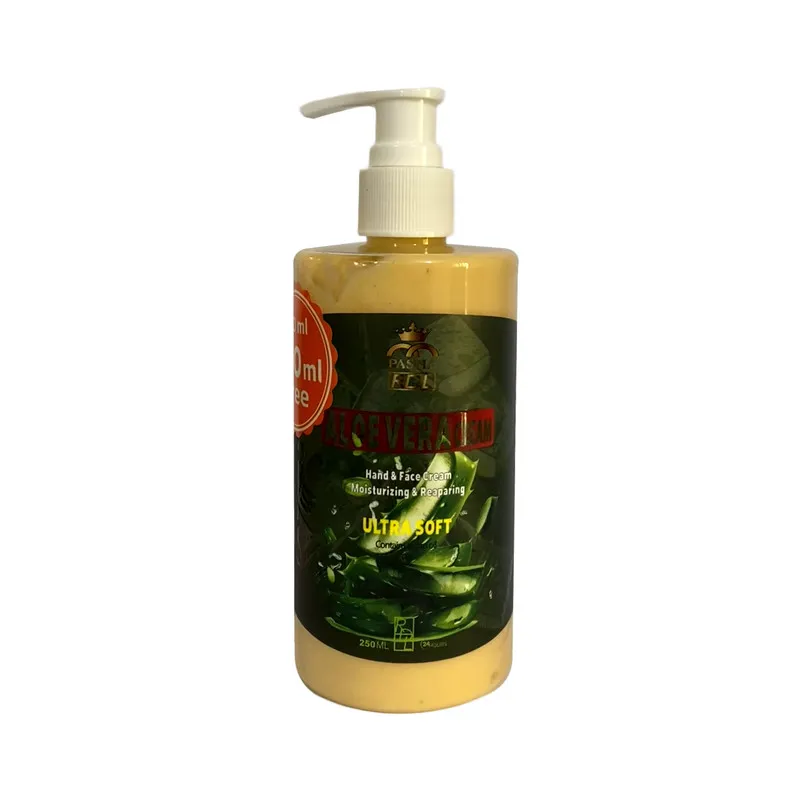 کرم مرطوب‌کننده دست و صورت پاشا مدل آلوئه ورا مناسب برای انواع پوست حجم 250 میلی‌لیتر - تصویر 2