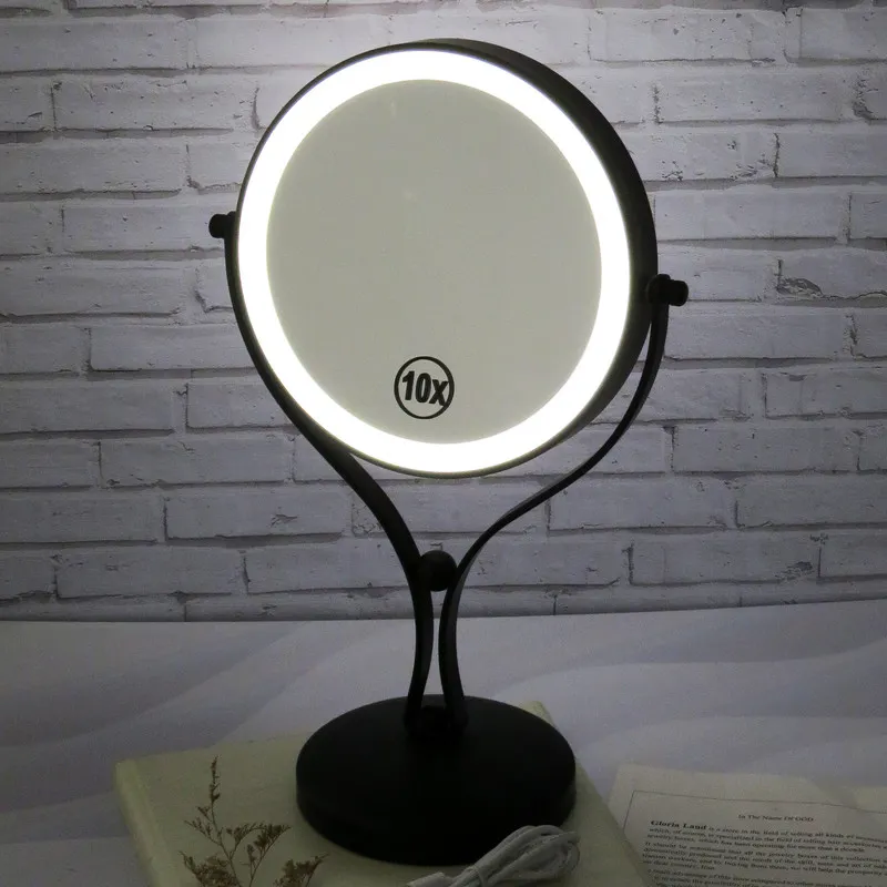 آینه آرایشی رینگلایتدار مدل 10 کد G_Lnd_791 - تصویر 2