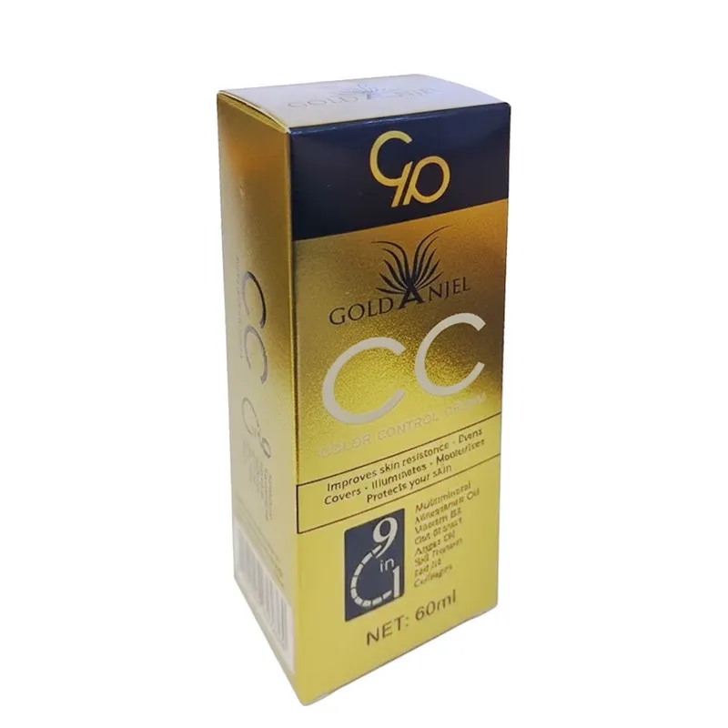 کرم پودر CC مایع SPF 25 گلد آنجل مدل Color Control شماره 03 مناسب برای انواع پوست حجم 60 میلیلیتر - تصویر 3