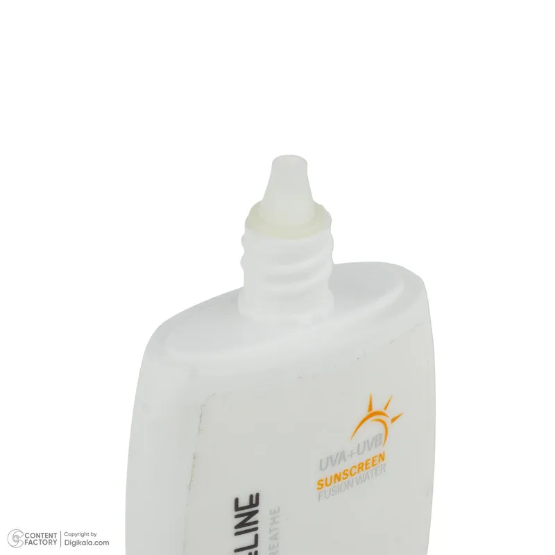 کرم ضد آفتاب بیرنگ صورت درمنجلین SPF 50 مدل Fusion Water محافظ در برابر اشعه UVA و UVB مناسب برای انواع پوست حجم 50 میلیلیتر - تصویر 2