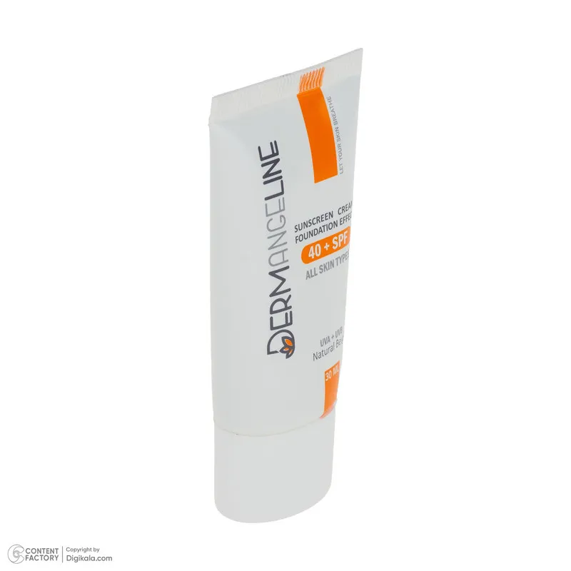 کرم ضد آفتاب رنگی صورت درمنجلین SPF 40 مدل NB-01 محافظ در برابر اشعه UVA و UVB مناسب برای انواع پوست حجم 30 میلیلیتر - تصویر 2