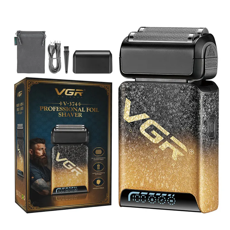 ماشین اصلاح موی صورت شارژی وی جی ار مدل v-374 - تصویر 2