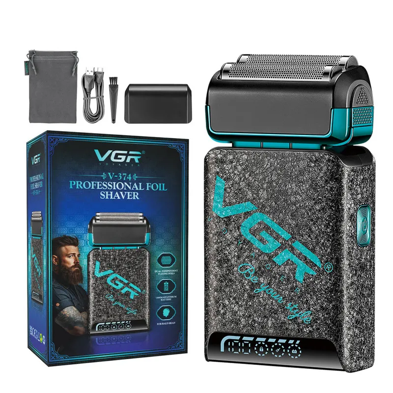 ماشین اصلاح موی صورت شارژی وی جی ار مدل v-374 - تصویر 3