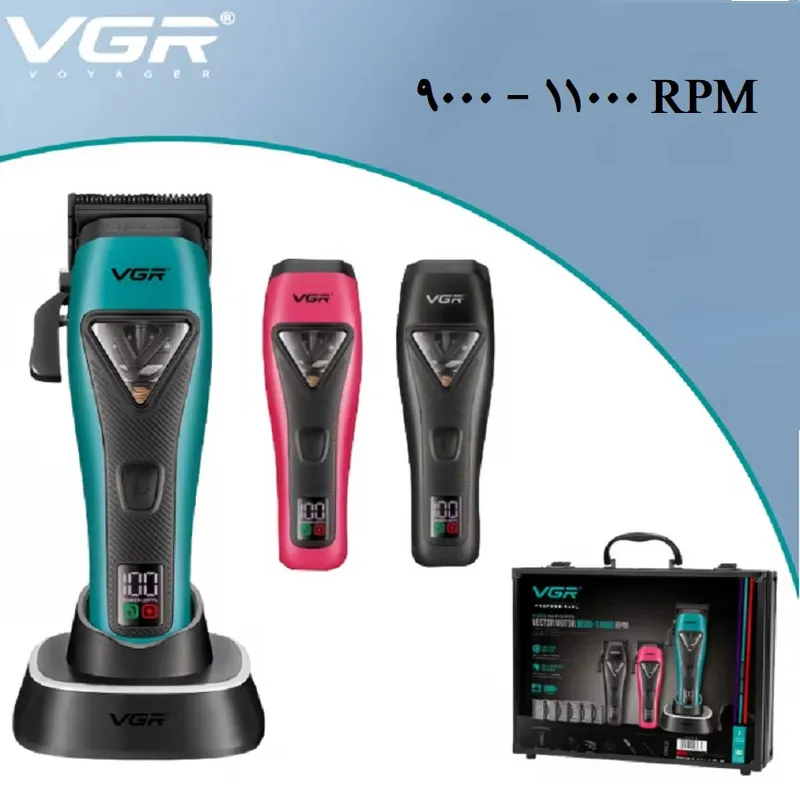 ماشین اصلاح موی سر شارژی وی جی ار مدل V-035C - تصویر 2