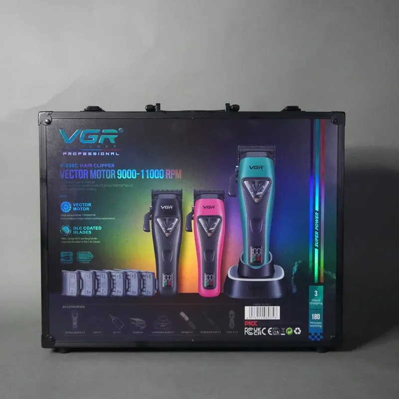 ماشین اصلاح موی سر شارژی وی جی ار مدل V-035C - تصویر 5