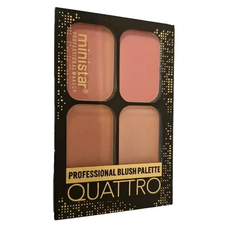 پالت رژ گونه مات مینی استار مدل Quattro شماره 01 - تصویر 3