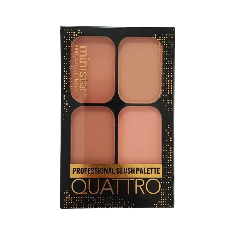 پالت رژ گونه مات مینی استار مدل Quattro شماره 02 - تصویر 2